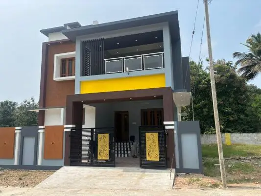 Two-Storey House for Sale Near Elluvilai Junction – 6.25 Cent Land